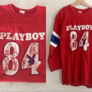 Rare Vintage Playboy Red Tee 84